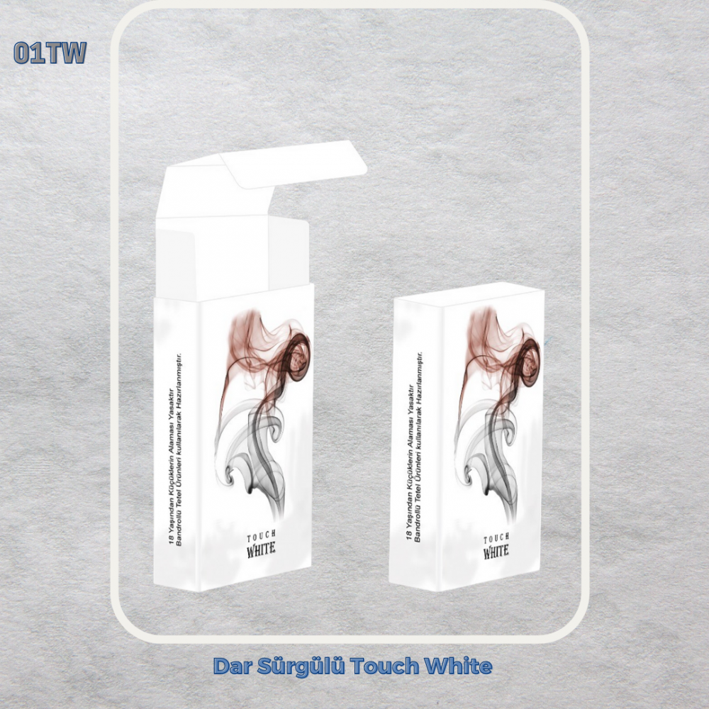 Slim Dar Sürgülü Touch White Selefonlu